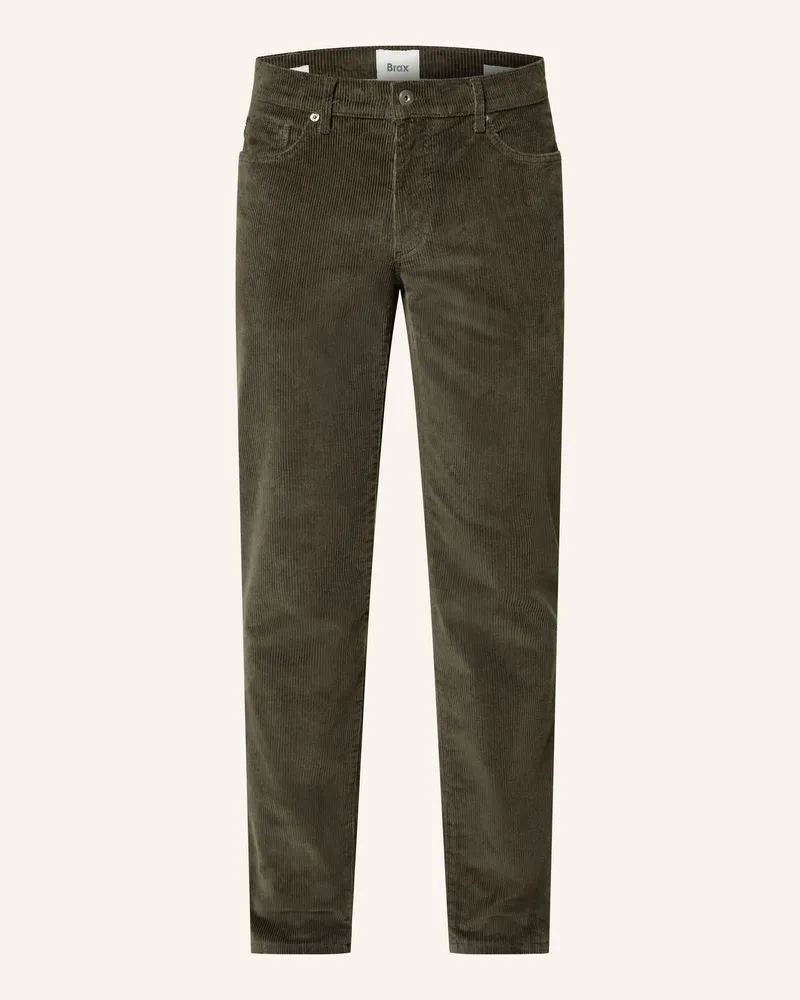 Brax Cordhose CADIZ Straight Fit Khaki