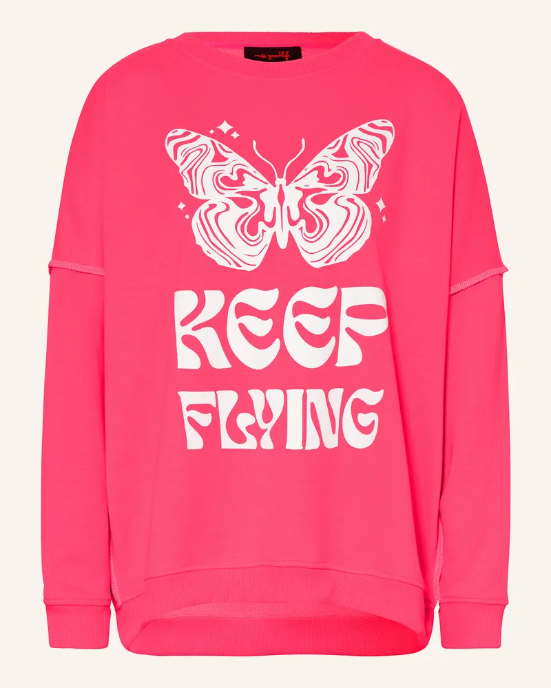 Miss Goodlife Sweatshirt pink Neonpink