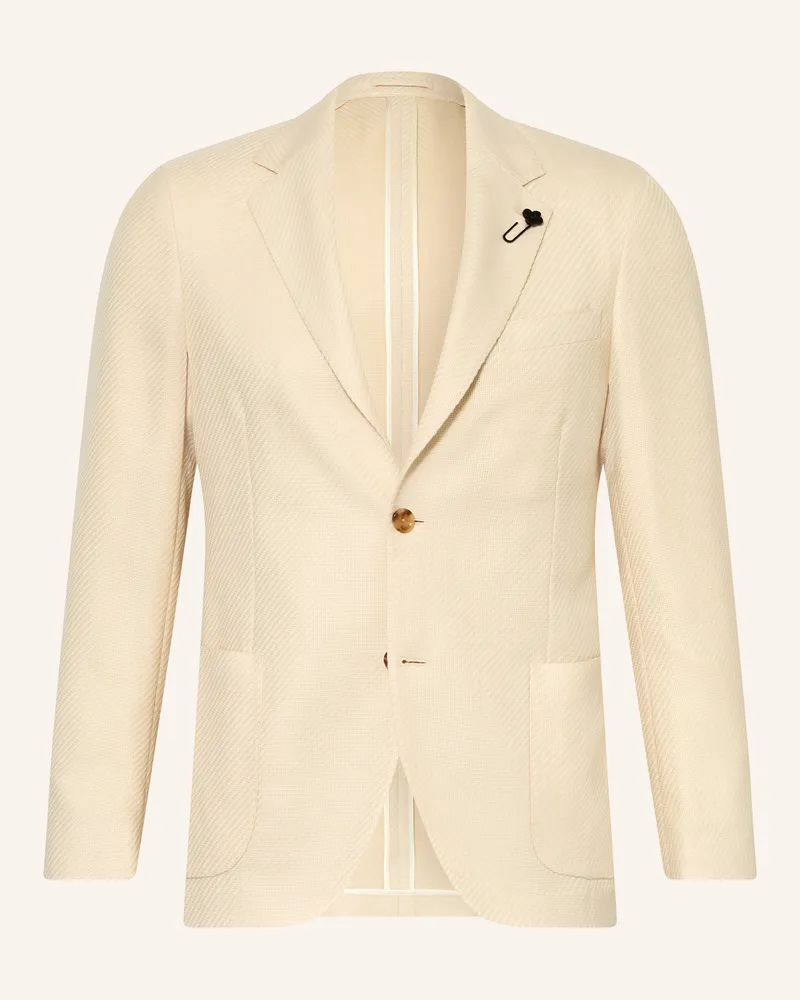 LARDINI Sakko Extra Slim Fit weiss Beige