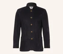 Lederjanker Soho blau