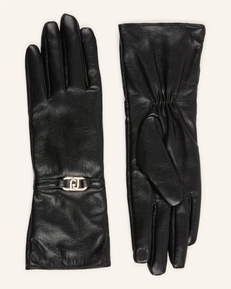 Liu Jo Handschuhe In Lederoptik schwarz Schwarz