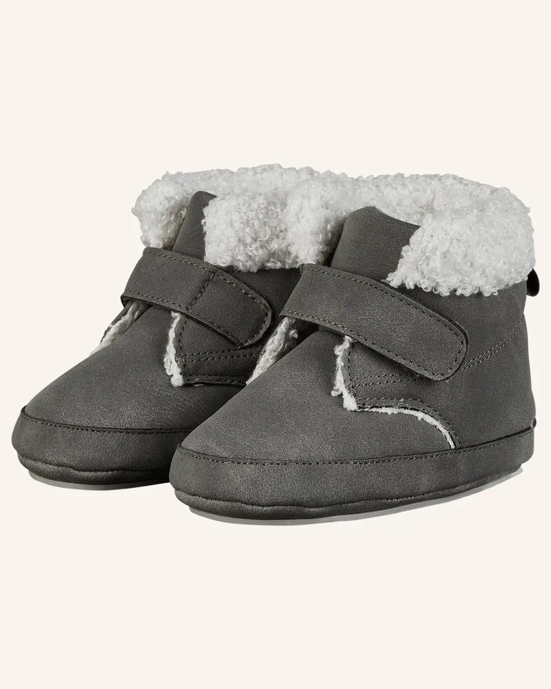 Sterntaler Baby Schuhe Uni silber Silber