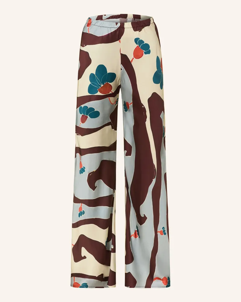 Faithfull The Brand Marlenehose Karys weiss Braun