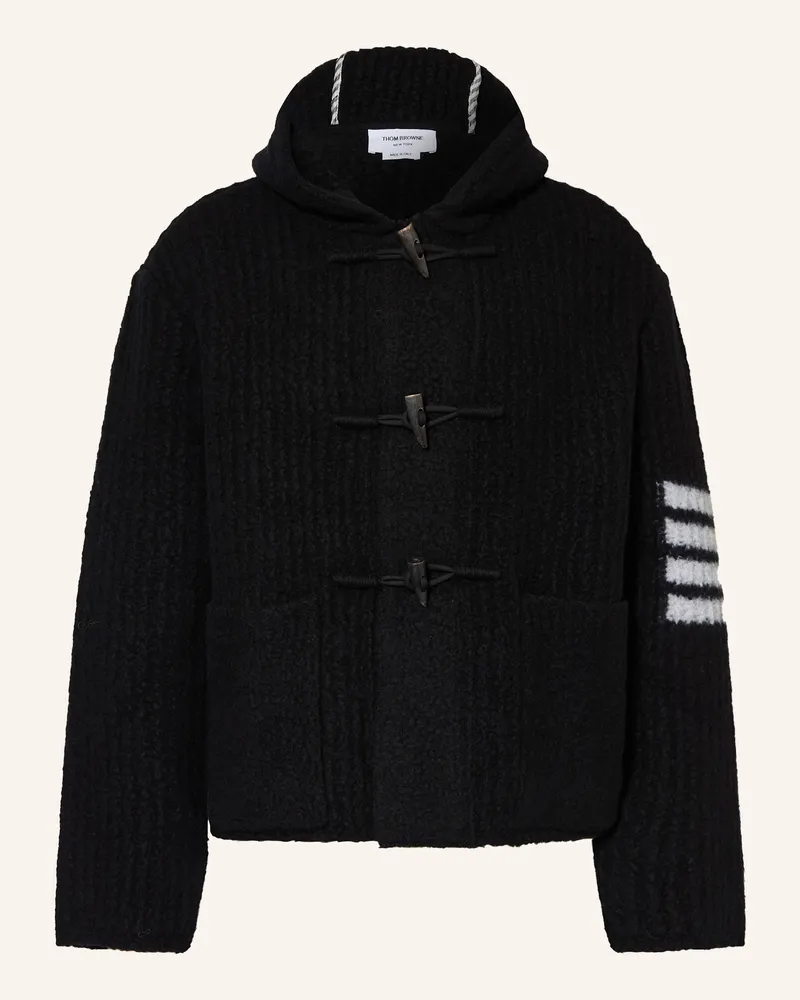 Thom Browne Strickjacke schwarz Schwarz