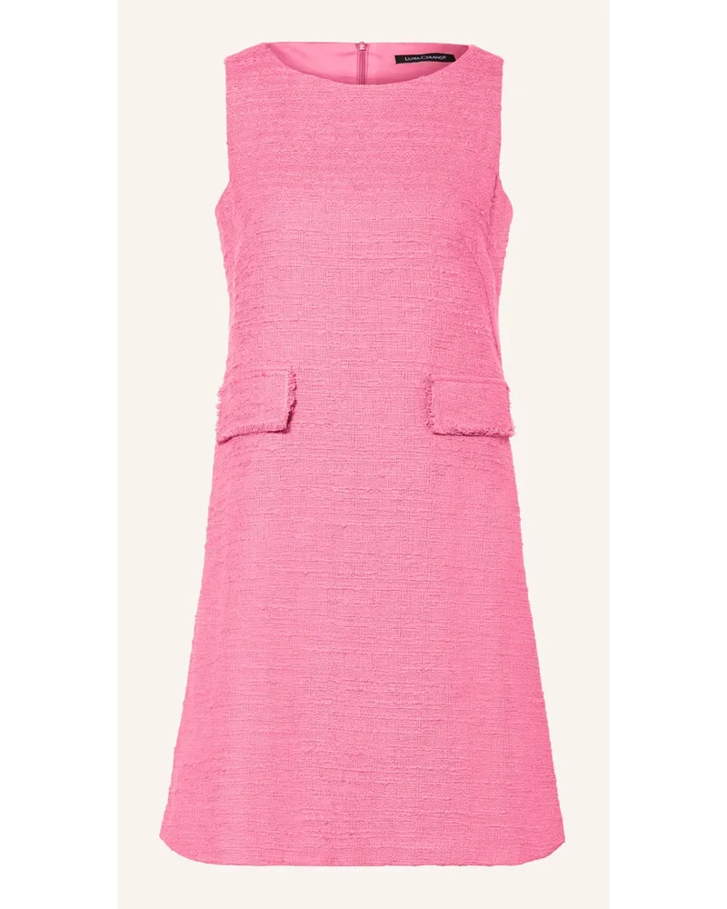 Luisa Cerano Tweed-Kleid Pink