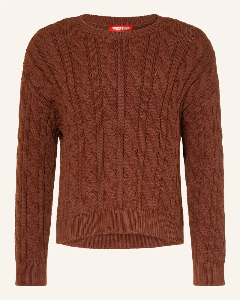 WRSTBHVR Pullover Imran braun Braun