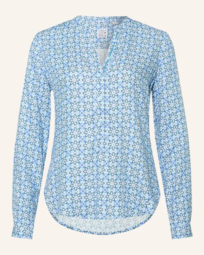 Emily van den Bergh Blusenshirt blau Hellblau
