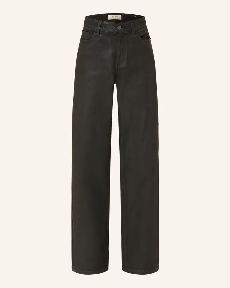 Mos Mosh Wide Leg Jeans Mmdara schwarz 801