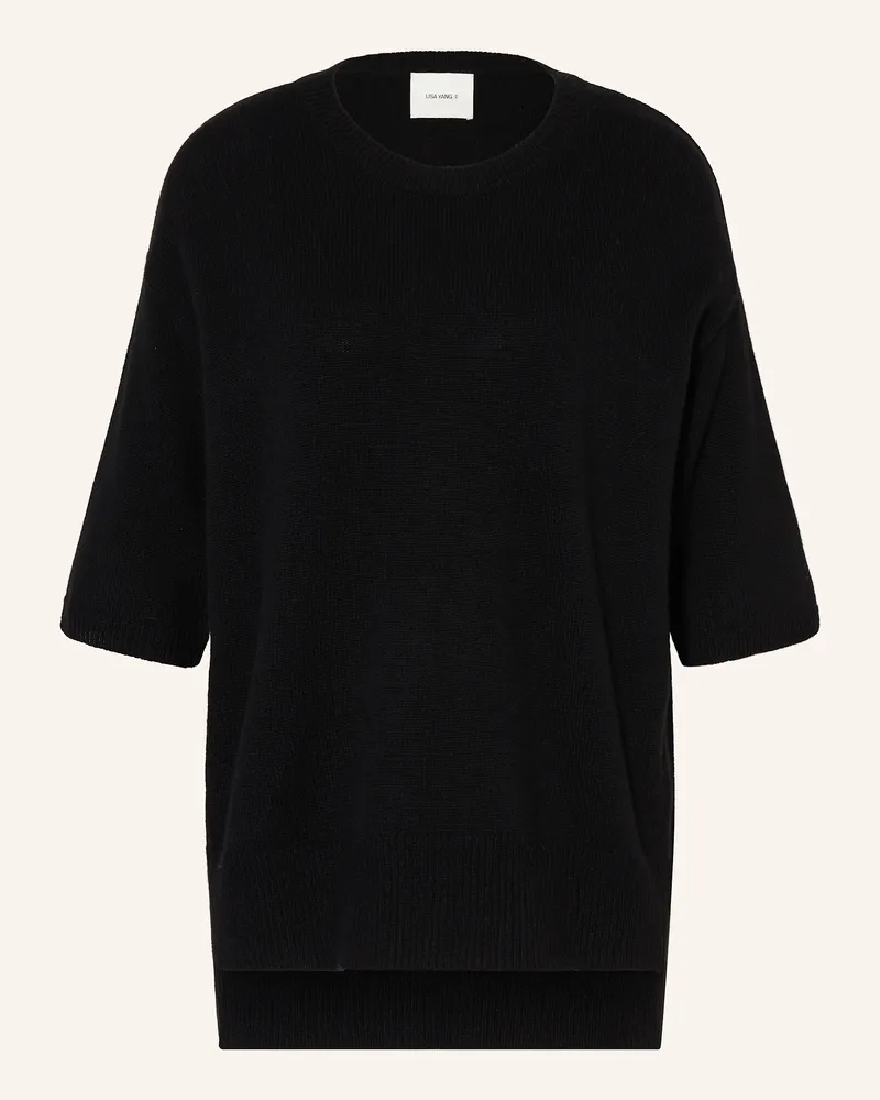 Lisa Yang Strickshirt Camille Aus Cashmere schwarz Schwarz