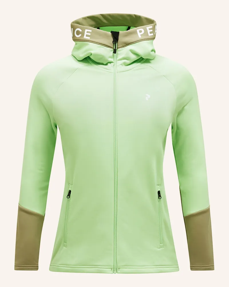 Peak Performance Midlayer Jacke Rider gruen Hellgrün