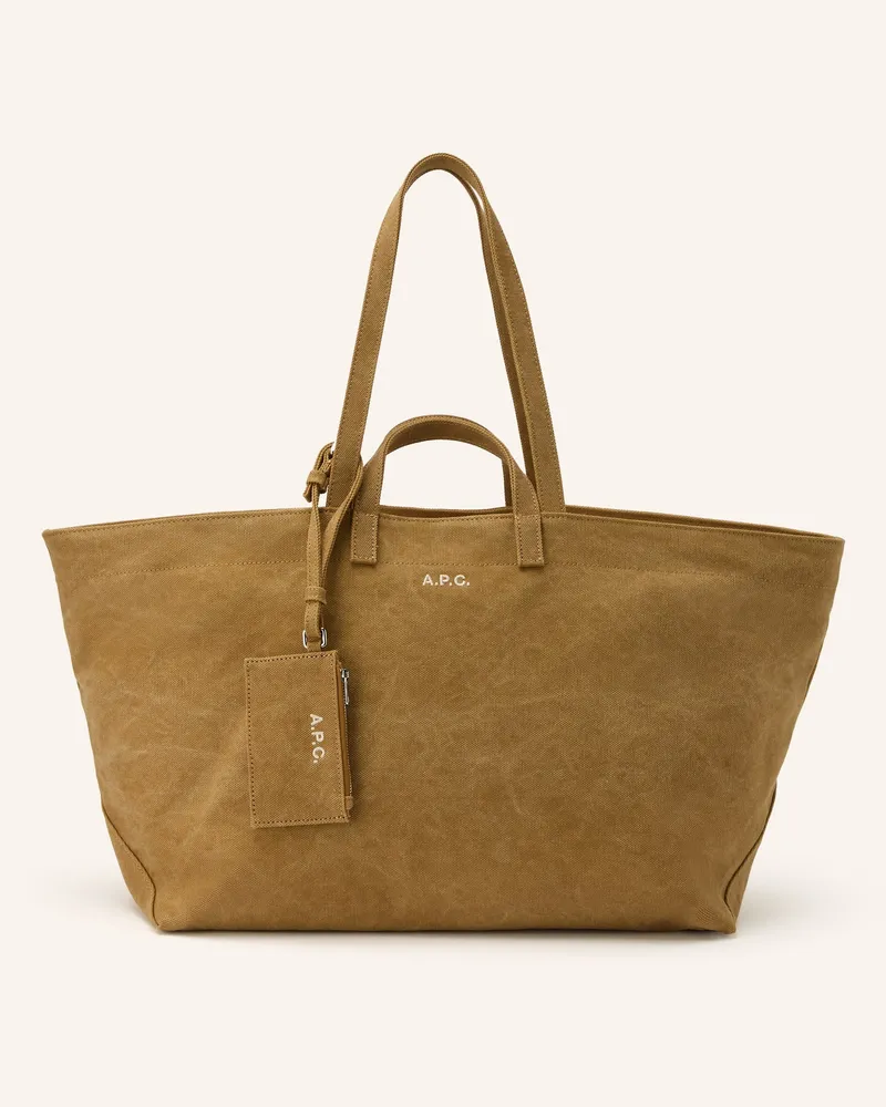 A.P.C. Shopper  Le Drummer beige Cognac
