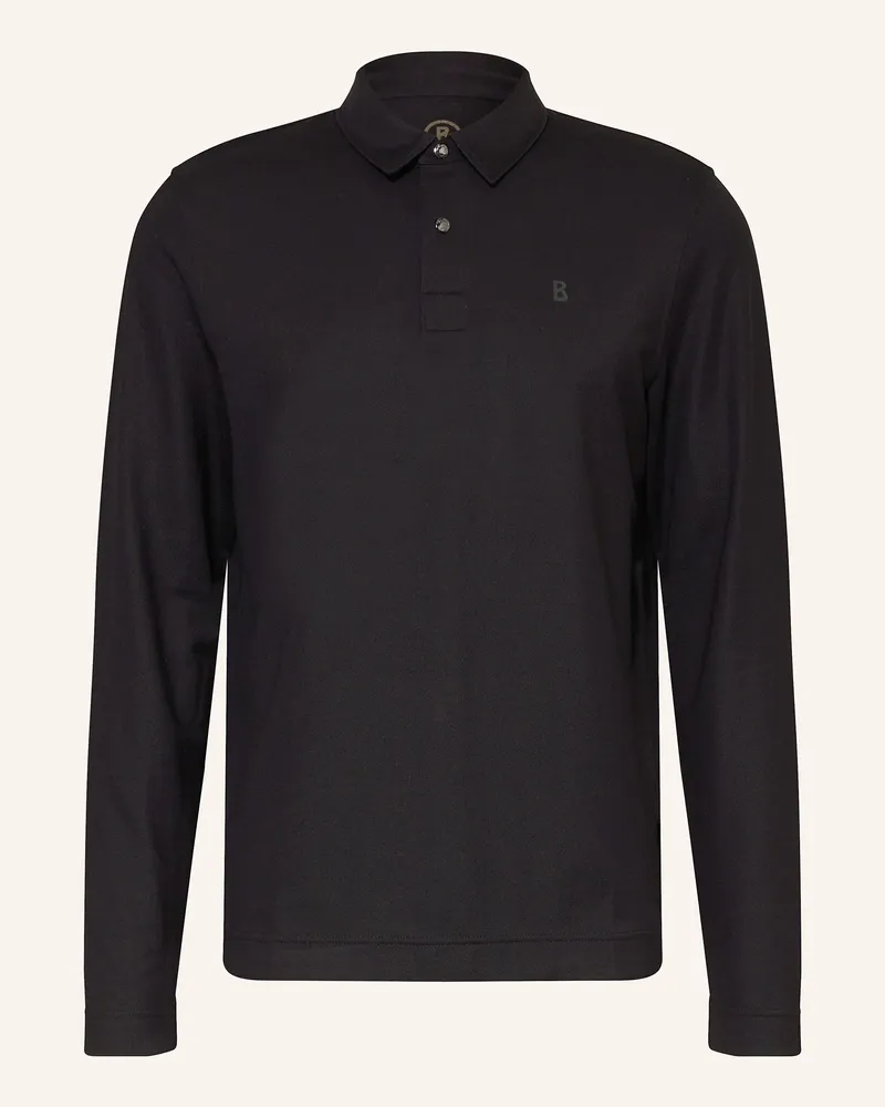 Bogner Piqué-Poloshirt TIMON-6 Regular Fit Schwarz