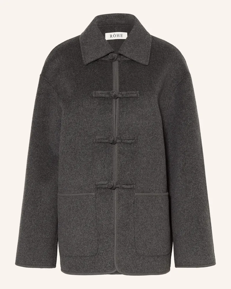 Róhe Dufflecoat grau Dunkelgrau