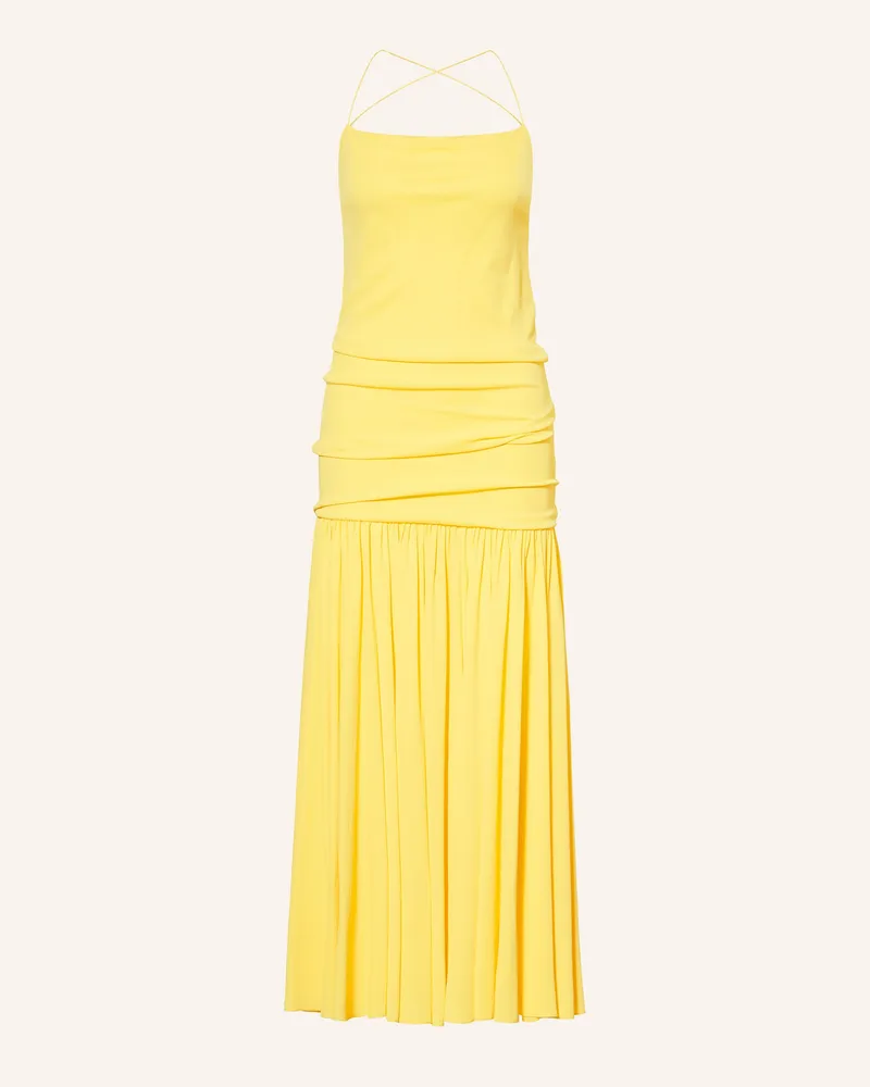 Jacquemus Abendkleid LA ROBE ABIHA aus Jersey Gelb