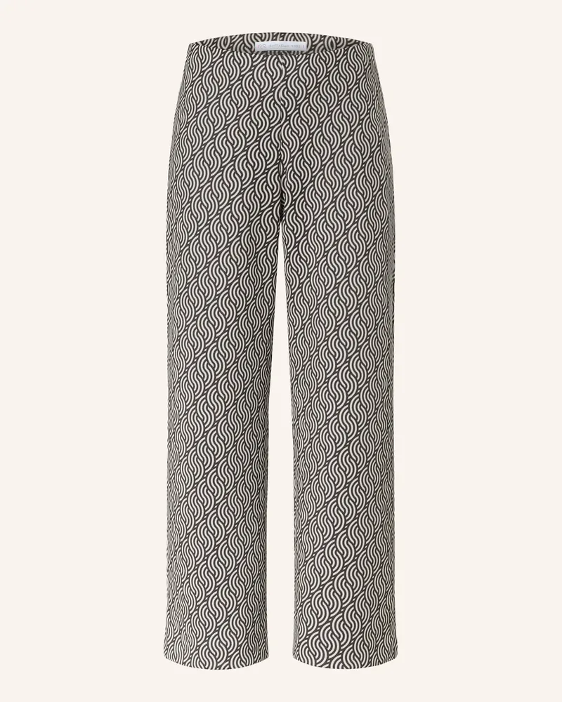RAFFAELLO ROSSI  Marlenehose Elaine Aus Jersey grau Schwarz