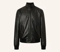 Lederblouson braun
