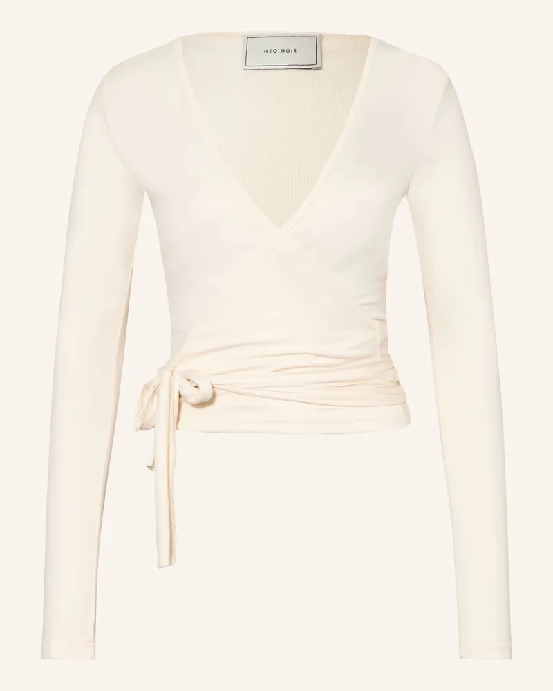 Neo Noir Wickelbluse Nia weiss Creme