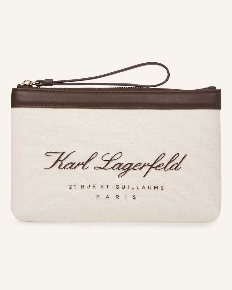 Karl Lagerfeld Pouch weiss Beige