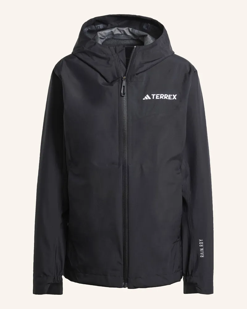 adidas TERREX MULTI 2.5L RAIN.RDY REGENJACKE Schwarz