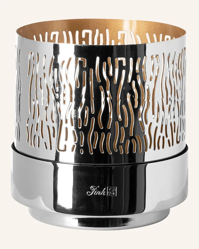 Fink Windlicht, Windlicht ohne Glas MARIAN Silber