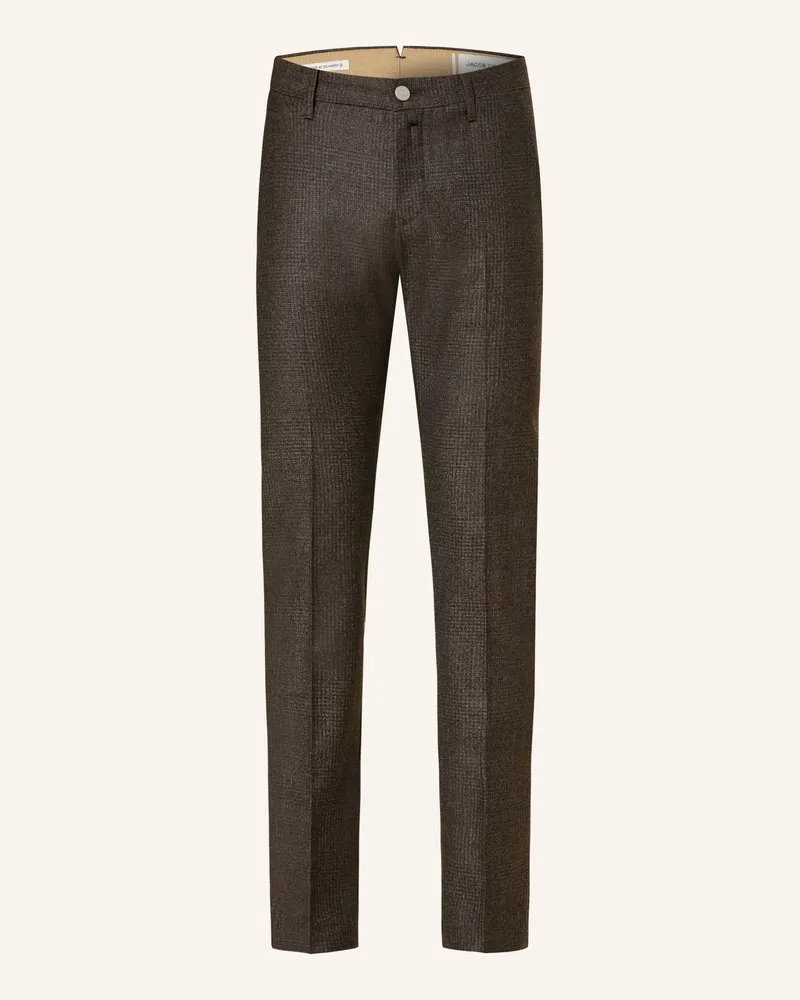 Jacob Cohën Chino Regular Fit Dunkelbraun