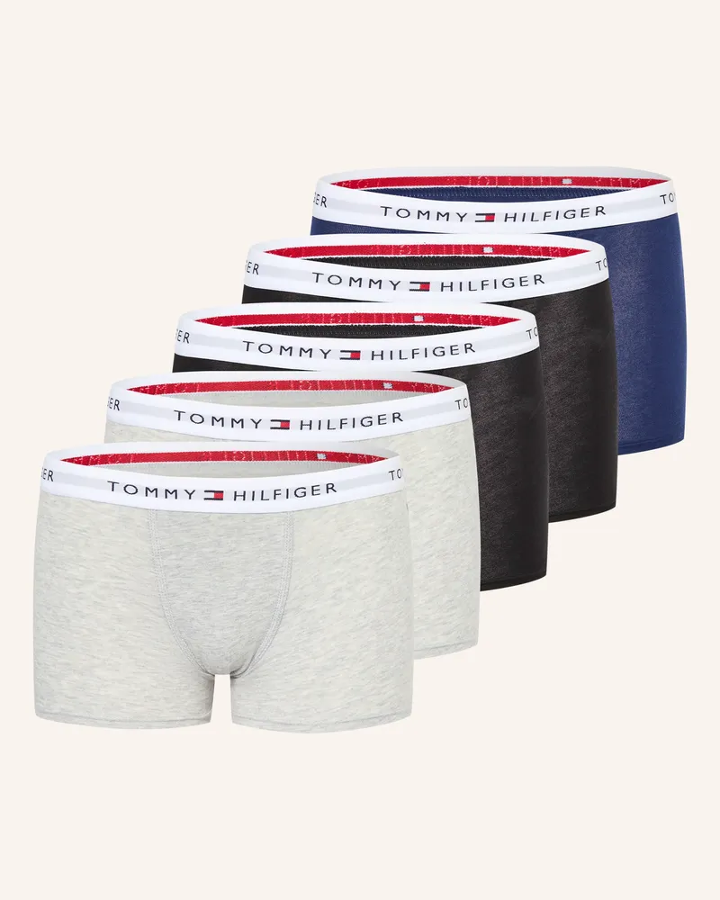 Tommy Hilfiger 5er-Pack Boxershorts Hellgrau
