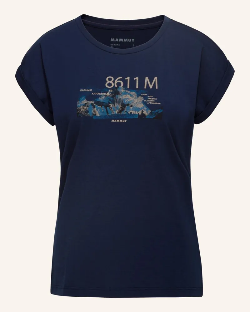 Mammut Mountain T-Shirt Women 8611m Blau