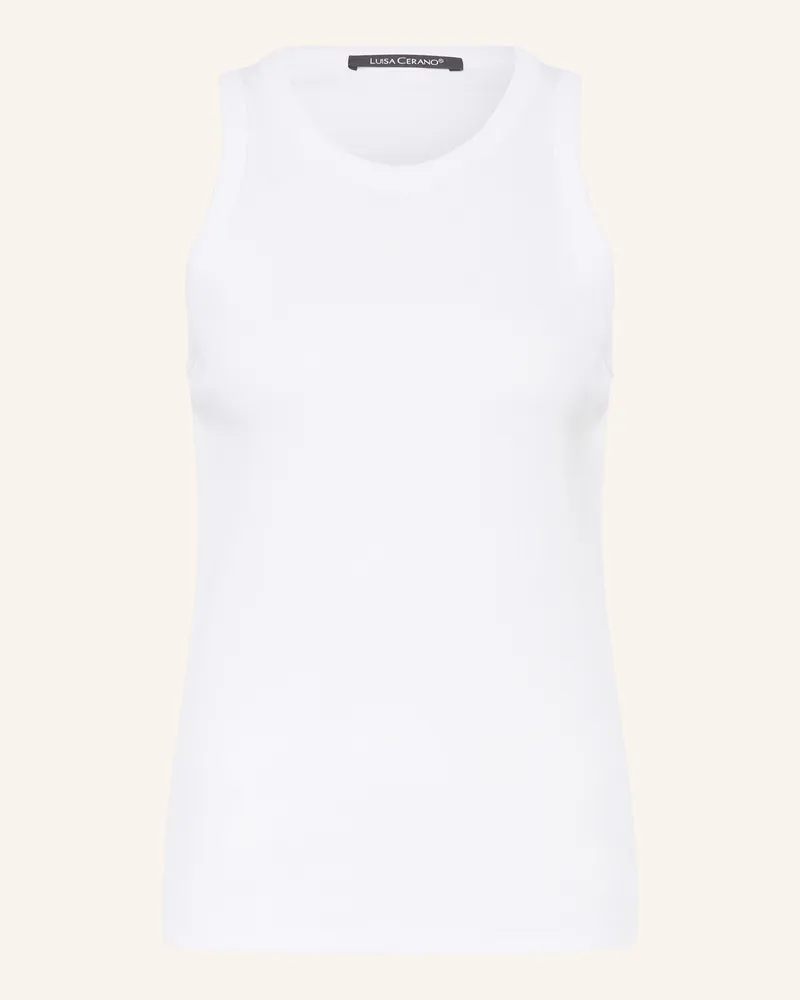 Luisa Cerano Top weiss Weiss
