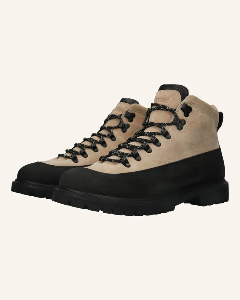 Blackstone Schnürboots Beige