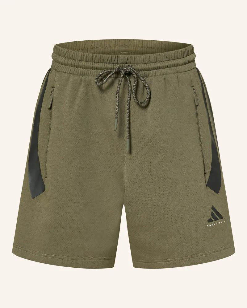 adidas Basketballshorts BASKETBALL SPACER Khaki