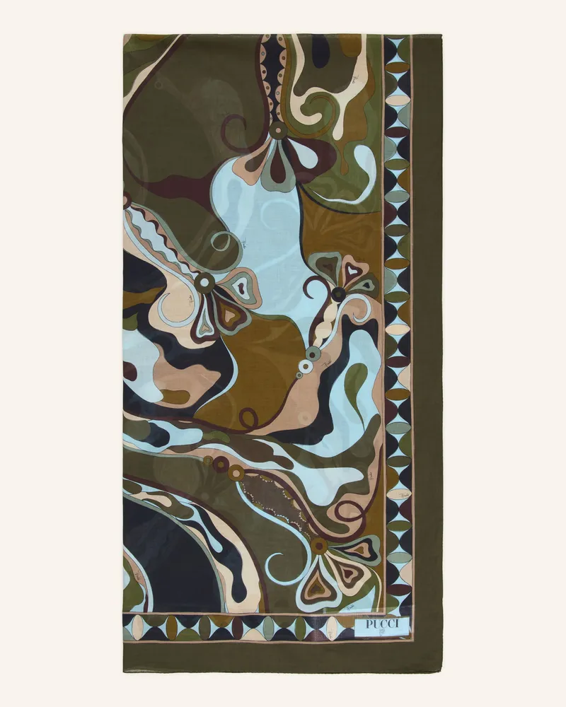 Emilio Pucci Schal Khaki