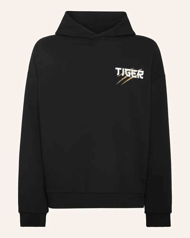 Philipp Plein Sweatshirt mit Kapuze TIGER TOKYO Schwarz