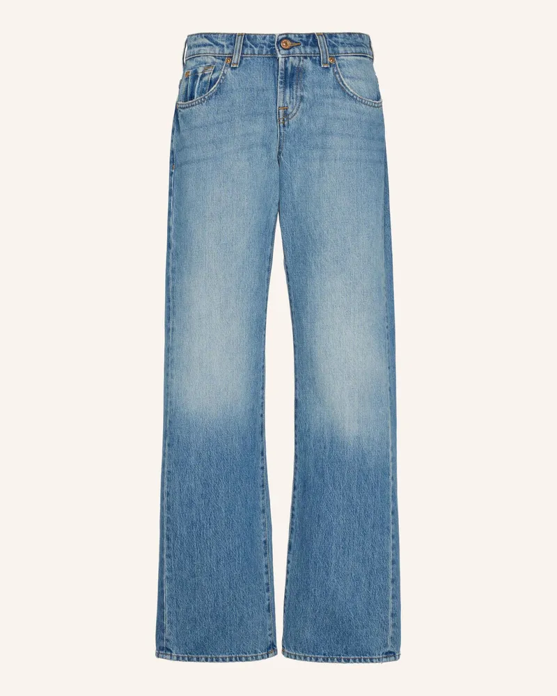 7 for all mankind Jeans Low Straight Straight Fit blau Blau