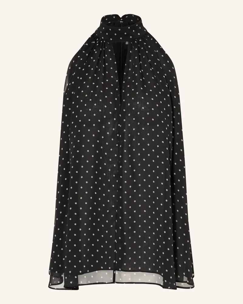 ROTATE Birger Christensen Blusentop Mit Cut-Out schwarz Schwarz