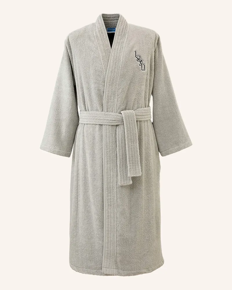 Kenzo Bademantel Kvtiger grau Grau