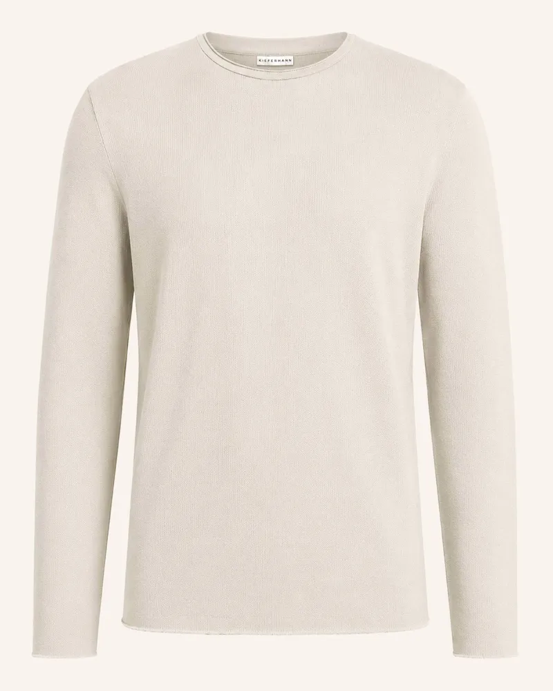 KIEFERMANN Kiefermann Modernes Herren-Sweatshirt Neal beige Beige