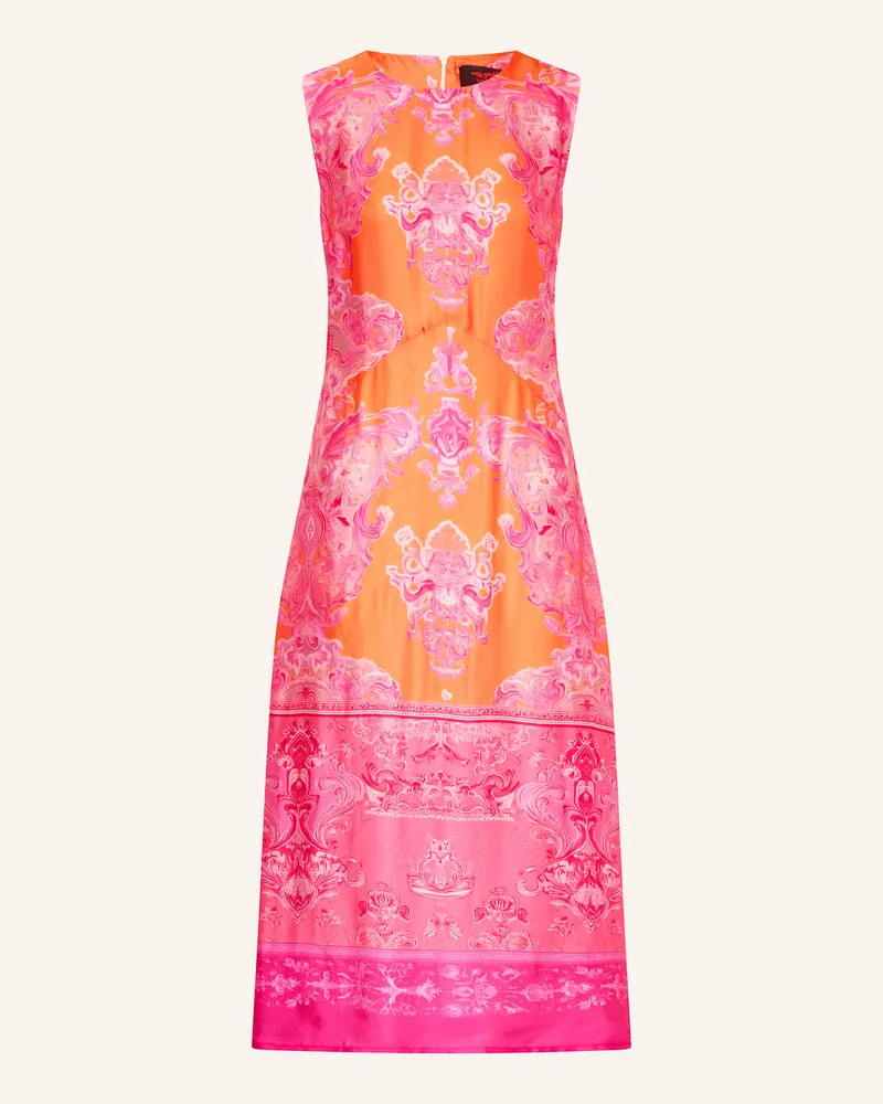 Miss Goodlife Satinkleid Orange