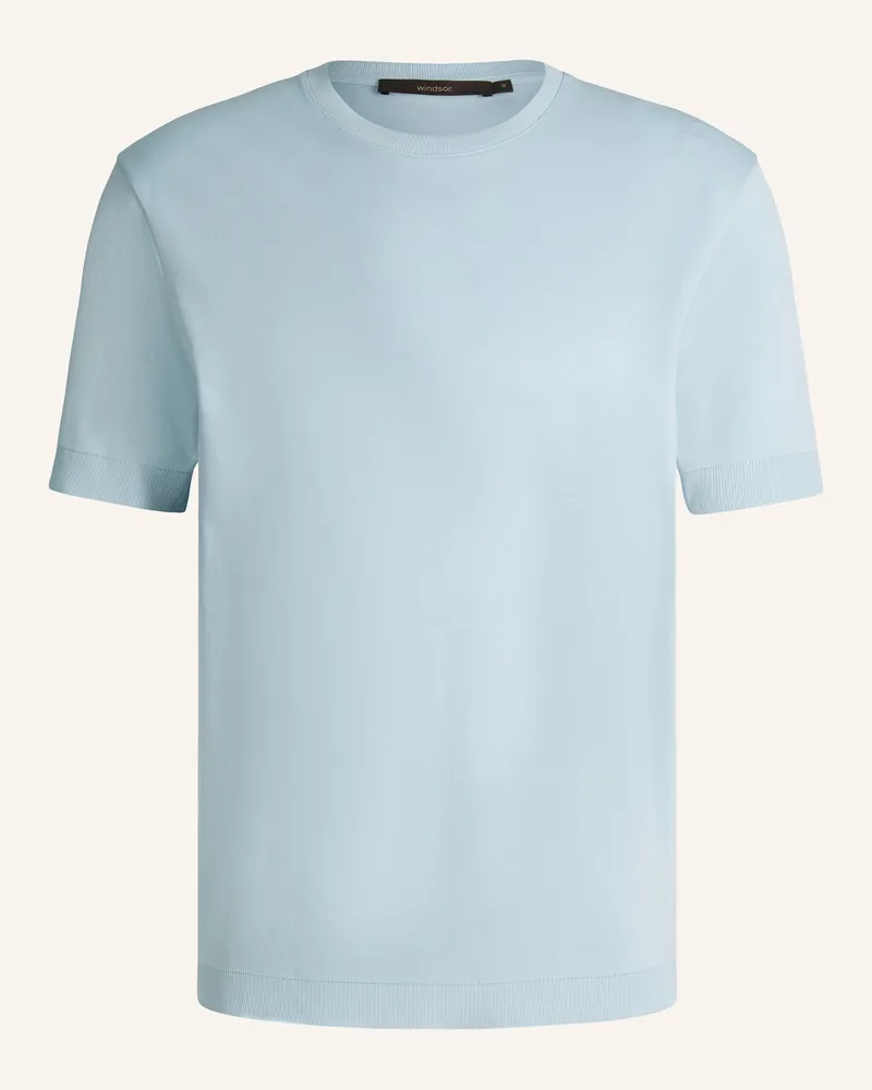 windsor. Strickshirt Floro blau Hellblau