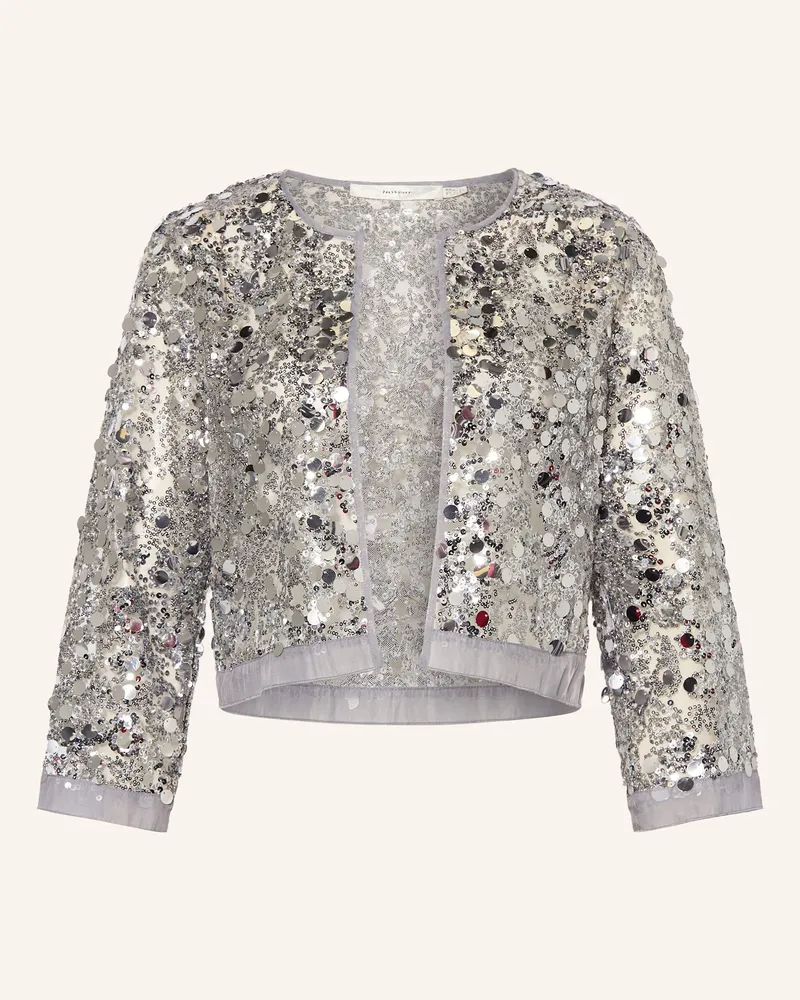 InWear Bolero DAVINAIW mit Pailletten Silber