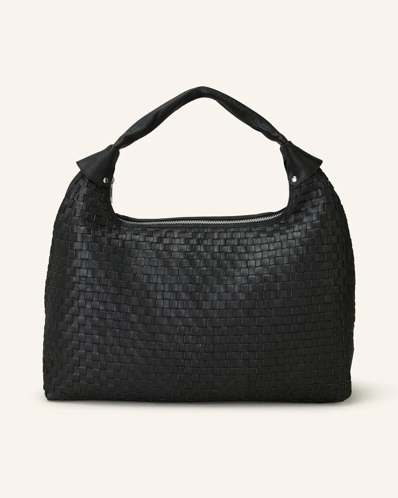 NÚNOO Hobo-Bag Maxi Dandy schwarz Schwarz