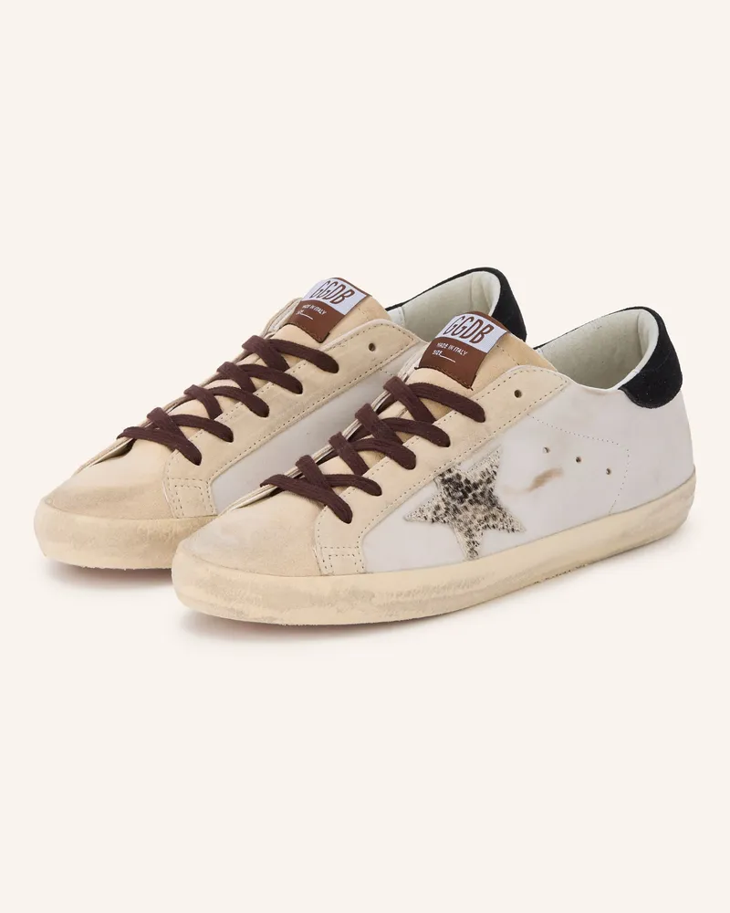 Golden Goose Sneaker Super-Star weiss Ecru