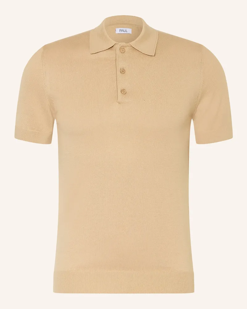 paul Strick-Poloshirt Beige