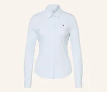 Hemdbluse Aus Piqué weiss