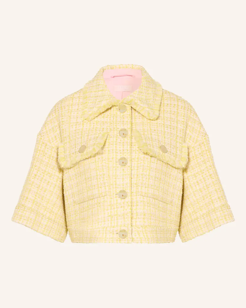 Liu Jo Kastenjacken Aus Bouclé gelb Gelb