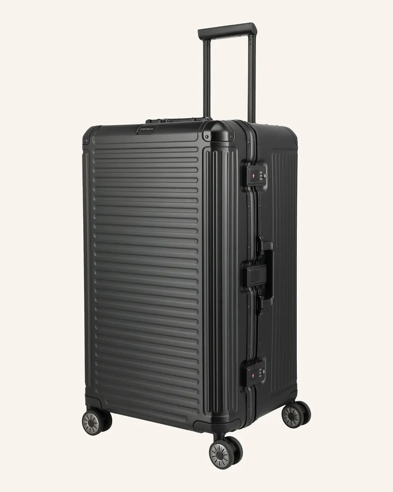 Travelite Trolley NEXT 4W TRUNK L Schwarz