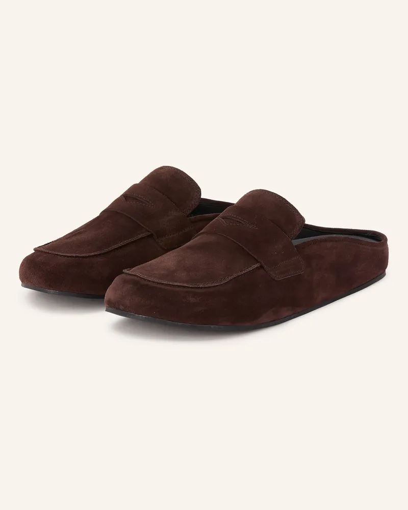 Högl Pantoletten Dunkelbraun