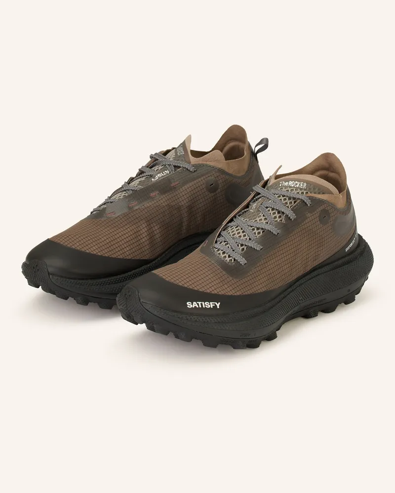 Satisfy Trailrunning-Schuhe THEROCKER Schwarz