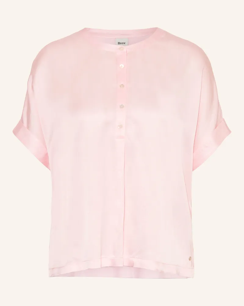Brax Blusenshirt Claire Aus Satin rosa Hellrosa