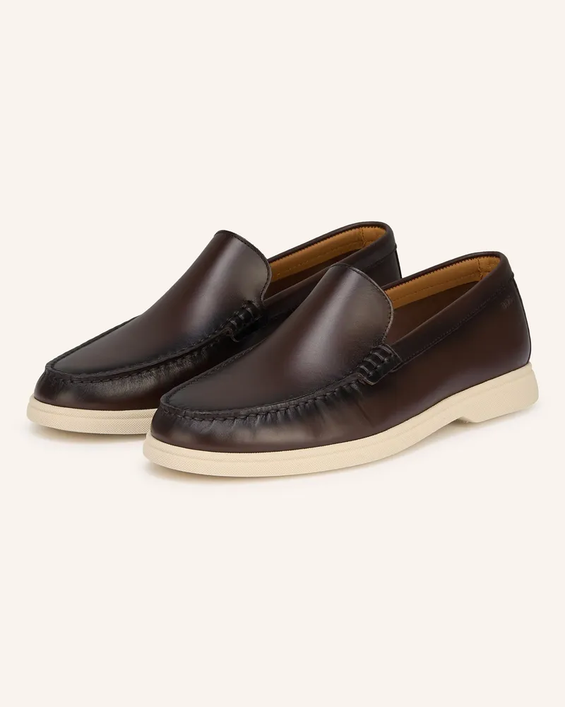 HUGO BOSS Loafer Sienne braun Dunkelbraun