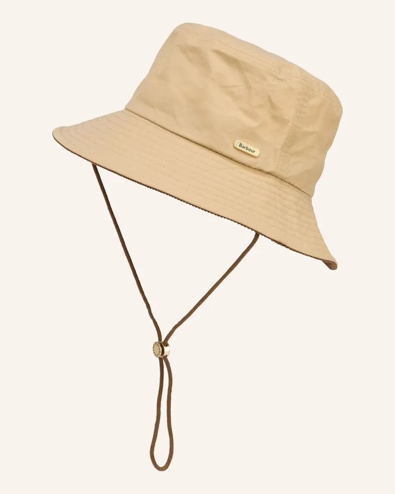 Barbour Bucket-Hat Hellbraun